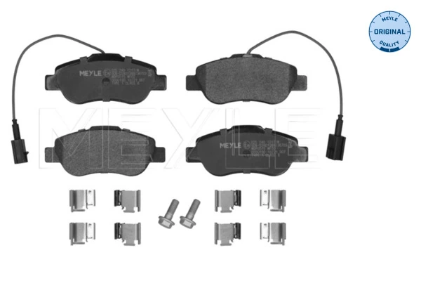 Sapatas do freio dianteiras de disco para Fiat Panda II 169A