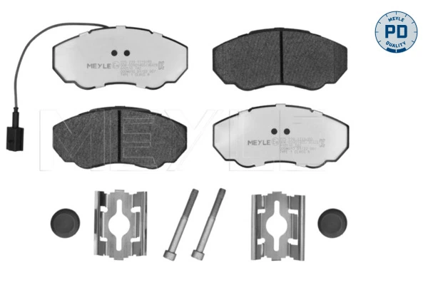 Sapatas do freio dianteiras de disco para Fiat Ducato II 230L