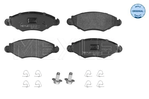 Sapatas do freio dianteiras de disco Peugeot 206 SW 2E, K