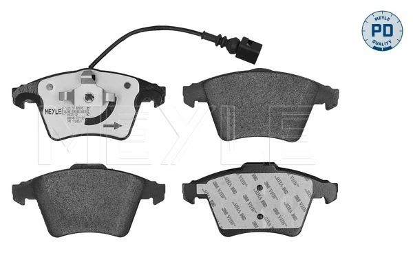 Sapatas do freio dianteiras de disco para Volkswagen Multivan T5 7HM, 7HN, 7HF, 7EF, 7EM, 7EN