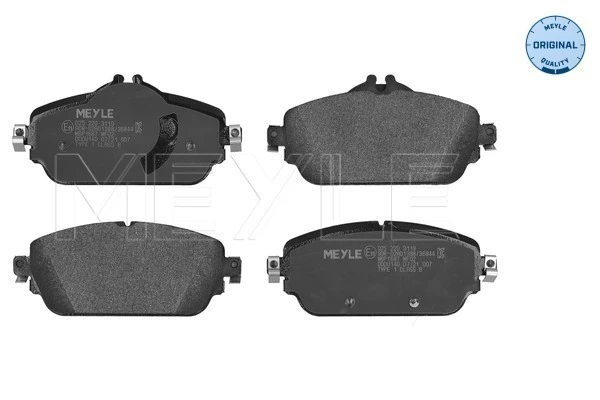 Sapatas do freio dianteiras de disco para Mercedes E  W213