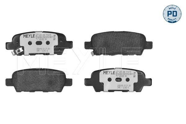 5580077K03 Mitsubishi Sapatas do freio traseiras de disco