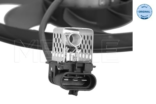 Ventilador elétrico de esfriamento montado (motor + roda de aletas) 13205947 Peugeot/Citroen