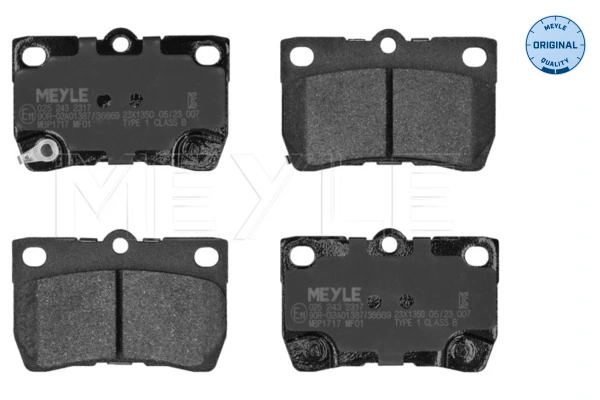 1623056880 Peugeot/Citroen Sapatas do freio dianteiras de disco