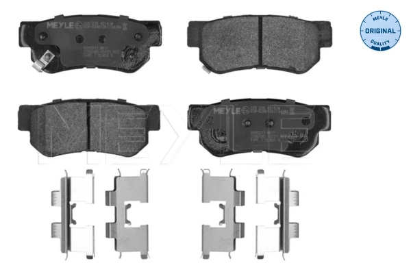 Sapatas do freio traseiras de disco para Hyundai Elantra IV HD