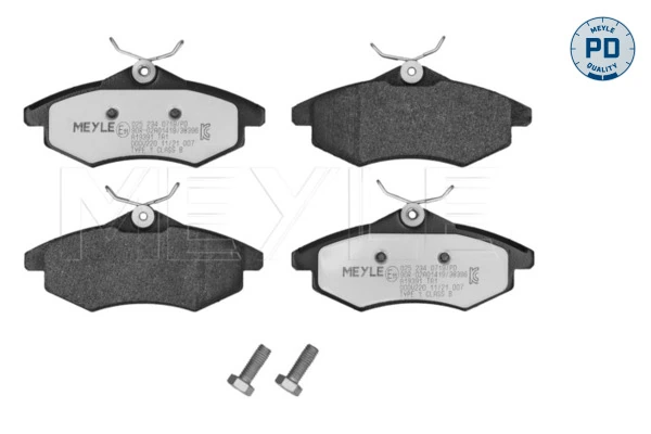  Sapatas do freio dianteiras de disco Citroen C2 hatchback (JM) (2003 - 2008) 