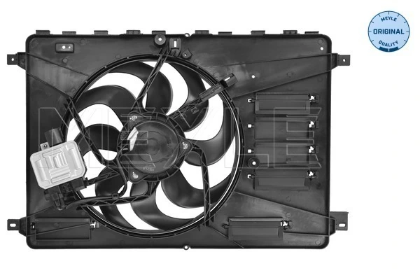 18500080 Profit Difusor do radiador de esfriamento, montado com motor e roda de aletas