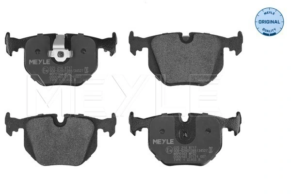 Sapatas do freio traseiras de disco para Skoda Fabia I 6Y2
