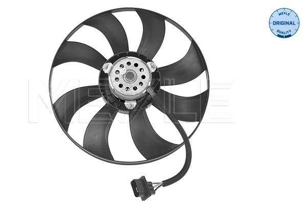 Ventilador elétrico de esfriamento montado (motor + roda de aletas) para Skoda Fabia II 5J5, 545