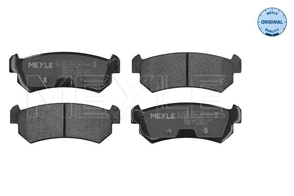 Sapatas do freio traseiras de disco para Chevrolet Lacetti  J200
