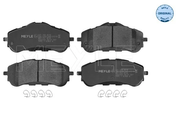 1647860280 Peugeot/Citroen Sapatas do freio dianteiras de disco