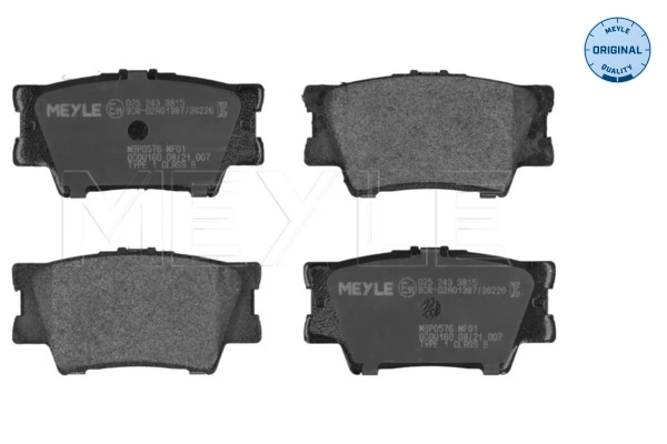 Sapatas do freio traseiras de disco para Toyota RAV4 IV A4