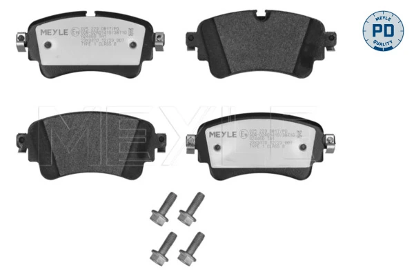 Sapatas do freio traseiras de disco Audi A4 B9 8W2, 8WC