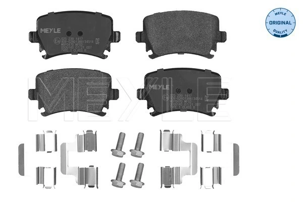  Sapatas do freio traseiras de disco Audi A4 B7 sedan (8EC) (2004 - 2008) B7
