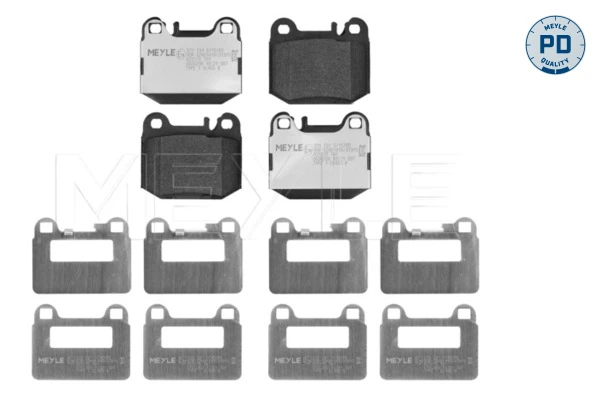 Sapatas do freio traseiras de disco para Mercedes ML/GLE  W163