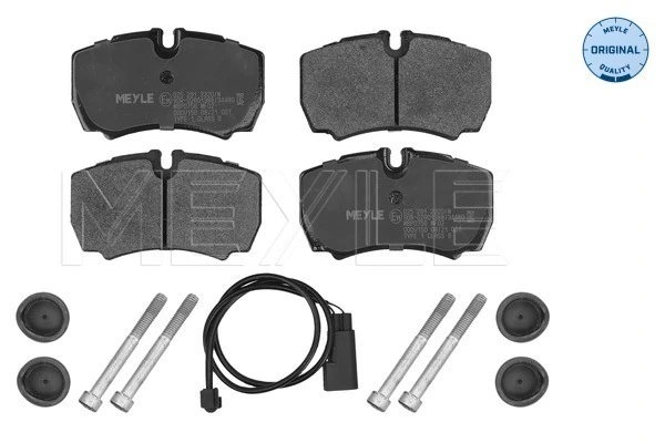 Compre Sapatas do freio traseiras de disco Iveco Daily 3