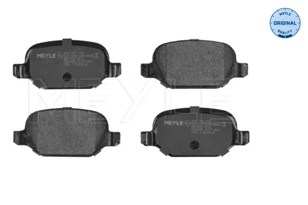 Compre 1617256880 Peugeot/Citroen Sapatas do freio traseiras de disco