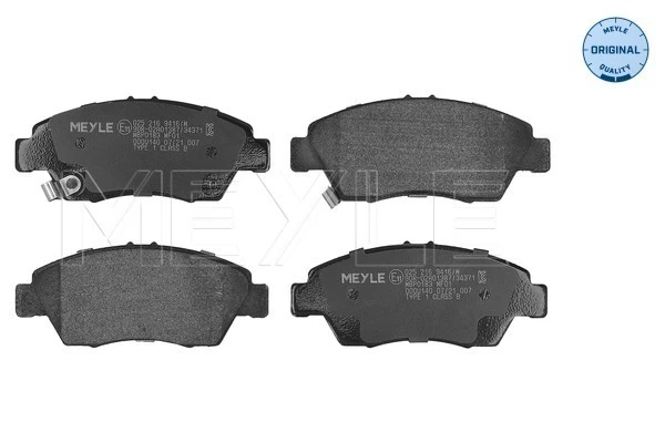  Sapatas do freio dianteiras de disco Honda Civic VI hatchback (MB) (1997 - 2001) VI