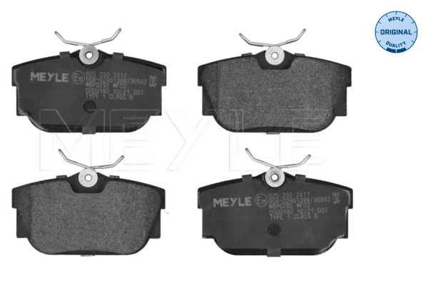 Sapatas do freio traseiras de disco para Volkswagen Transporter T3 25, 253, 255