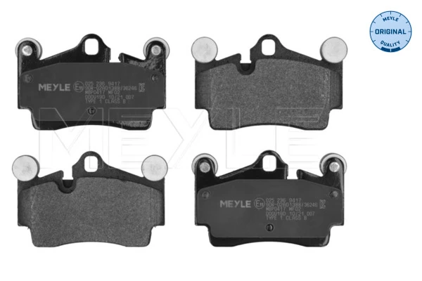 1639380580 Peugeot/Citroen Sapatas do freio traseiras de disco