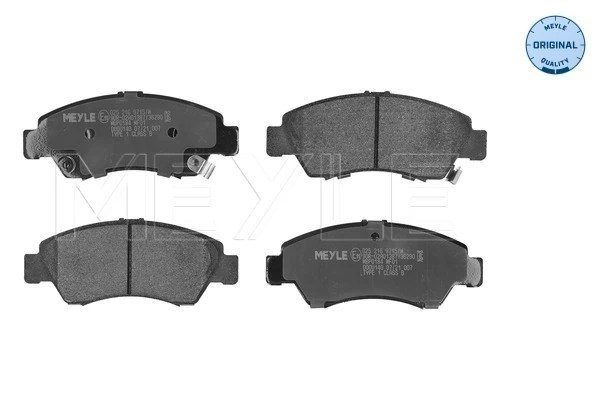 Sapatas do freio dianteiras de disco para Honda Civic VI MA,MB
