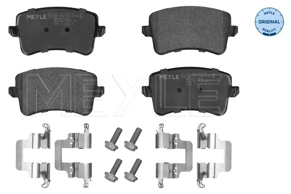 Sapatas do freio traseiras de disco para Audi A4 B8 8K2