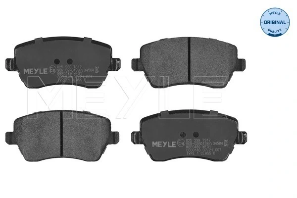 Sapatas do freio dianteiras de disco Renault DUSTER I HS