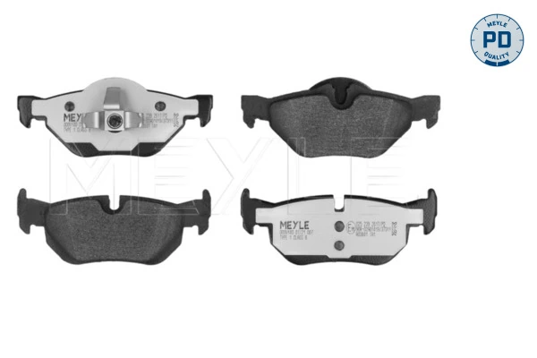  Sapatas do freio traseiras de disco BMW 3 coupé (E92) (2005 - 2013) 
