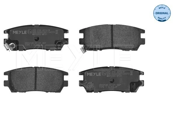 Sapatas do freio traseiras de disco para Mitsubishi Pajero CLASSIC II V2W