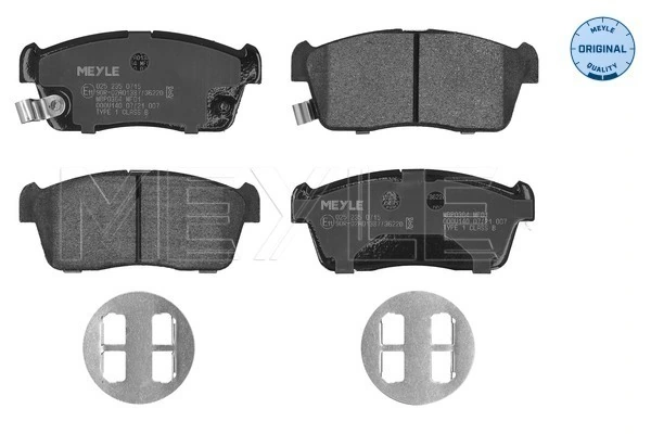04465B1010 Toyota Sapatas do freio dianteiras de disco
