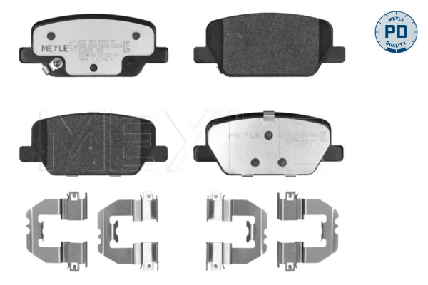 Sapatas do freio traseiras de disco para Hyundai Santa Fe IV TM, TMA