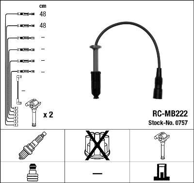 Fios de alta voltagem, kit Mercedes Vito preço, a partir de 49,69 USD