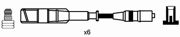 Compre Fios de alta voltagem, kit Audi 100 
