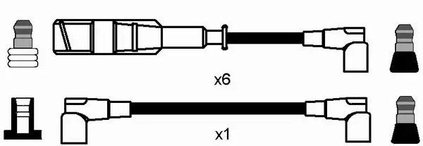 Compre Fios de alta voltagem, kit Mercedes C 
