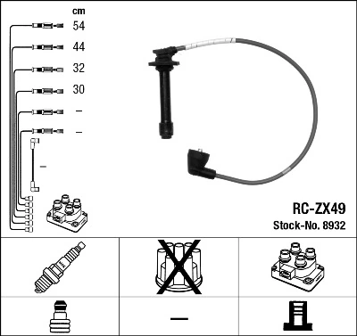500326919 Iveco Fios de alta voltagem, kit