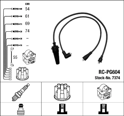 Compre 83360 FAE Fios de alta voltagem, kit