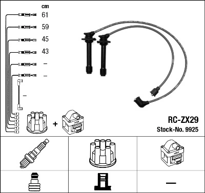 Compre FS0118140 Toyota Fios de alta voltagem, kit