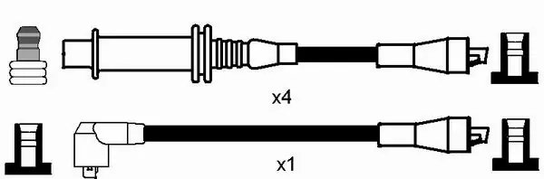 Fios de alta voltagem, kit FAE 83360 preço, a partir de 24,62 USD