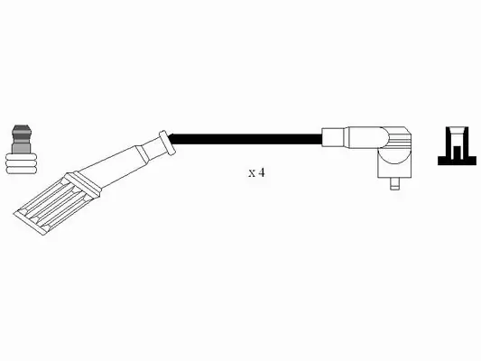 Compre Fios de alta voltagem, kit Fiat Tempra 