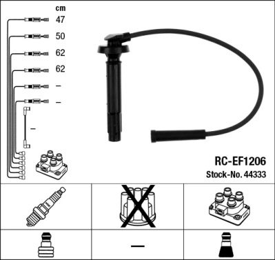 Compre Fios de alta voltagem, kit Subaru Legacy 3