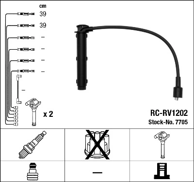 Compre NGC000040 Land Rover Fios de alta voltagem, kit