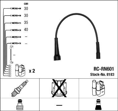  Fios de alta voltagem, kit Renault Espace III monovolume (JE) (1997 - 2003) III
