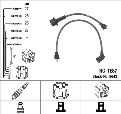 Fios de alta voltagem, kit Toyota 9091921342 preço, a partir de 31,95 USD
