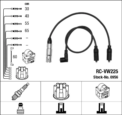 Fios de alta voltagem, kit Volkswagen Passat preço, a partir de 56,91 USD