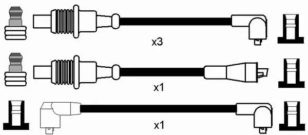 Fios de alta voltagem, kit 83360 FAE