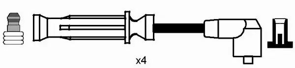 Compre NGC102490EVA Land Rover Fios de alta voltagem, kit