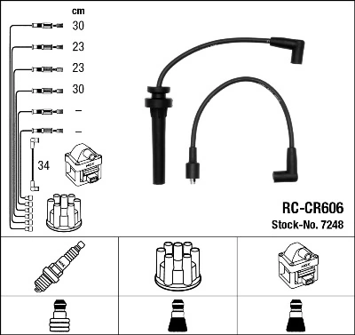 Compre SPW03841AA Mitsubishi Fios de alta voltagem, kit