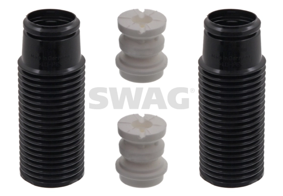 Pára-choque (grade de proteção) de amortecedor traseiro + bota de proteção Volkswagen Jetta 1 16