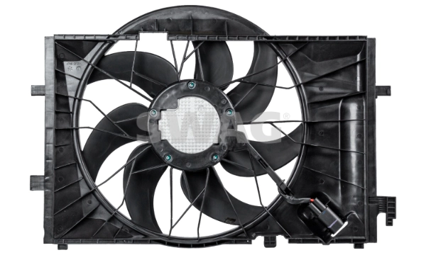 10107457 Swag Difusor do radiador de esfriamento, montado com motor e roda de aletas