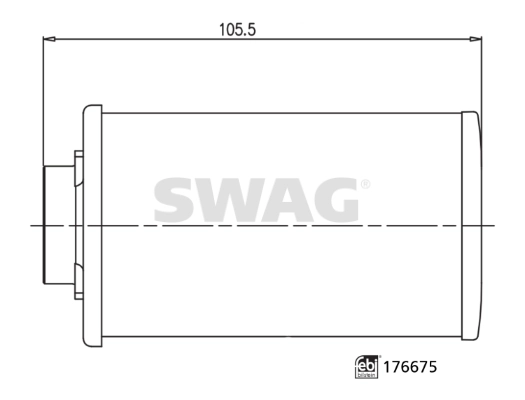 33103673 Swag Filtro da Caixa Automática de Mudança
